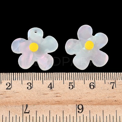 Opaque Acrylic Pendants FIND-K024-02B-1