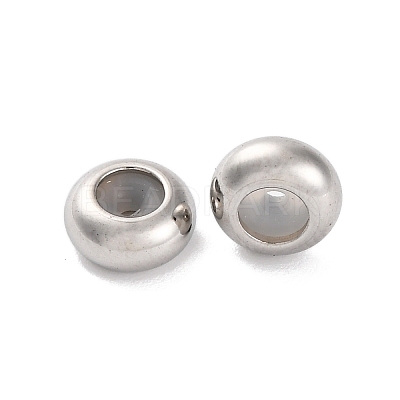 202 Stainless Steel Beads STAS-P238-10P-B-1
