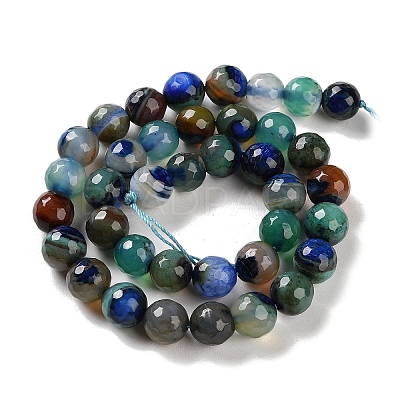 Natural Fire Crackle Agate Beads Strands G-M437-A01-01E-1