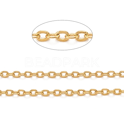 Ion Plating(IP) 304 Stainless Steel Cable Chains CHS-H017-01G-20M-1