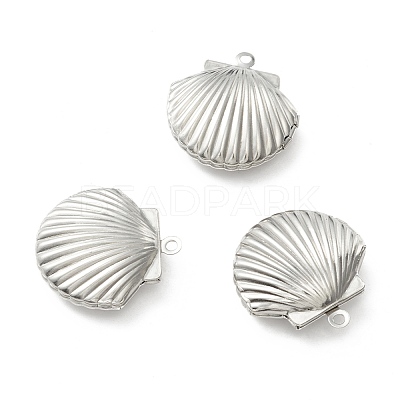 Tarnish Resistant 304 Stainless Steel Diffuser Locket Pendants STAS-K002-04P-1