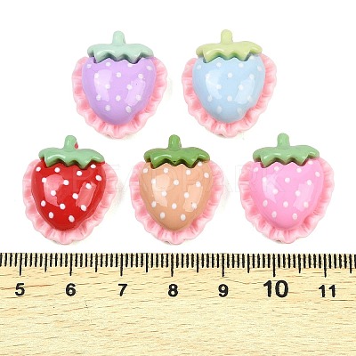 Opaque Resin Cabochons LS-RESI-C067-01C-1