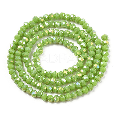 Electroplate Glass Beads Strands LS-EGLA-A034-P3mm-B24-1