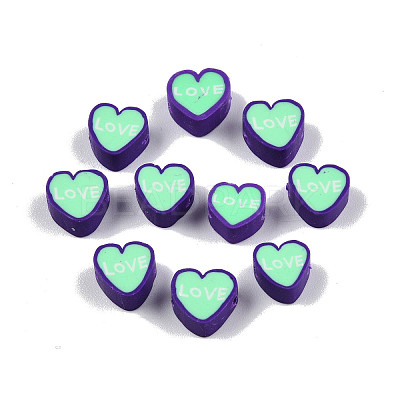 Handmade Polymer Clay Beads CLAY-N010-078B-06-1