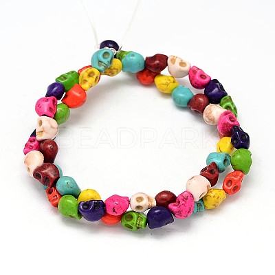Dyed Synthetic Turquoise Bead Strands G-M145-07-B-1
