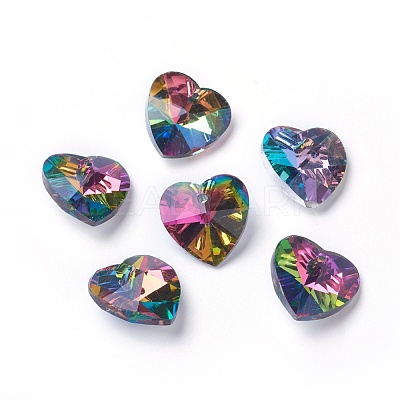 Romantic Valentines Ideas Glass Charms G030V18mm-27-1
