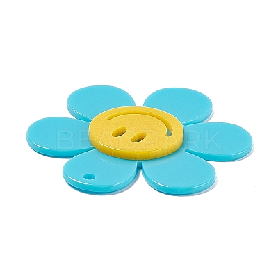 Opaque Acrylic Big Pendants LS-OACR-P012-B01-1