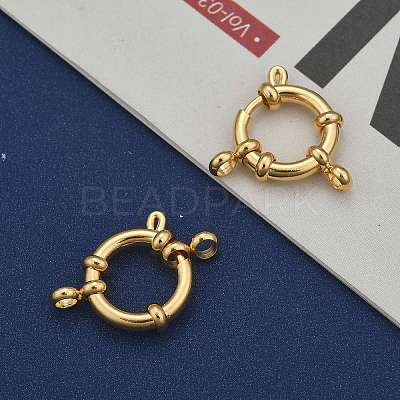 304 Stainless Steel Spring Ring Clasps STAS-H558-29G-1