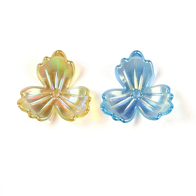 UV Plating Acrylic Beads Cap OACR-B025-01A-1