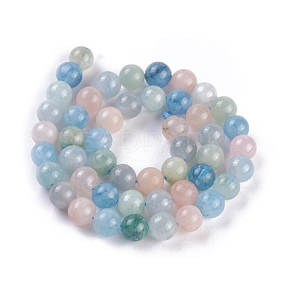 Natural Morganite Beads Strands G-I247-03C-1