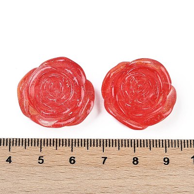 Flower Series Resin Cabochons CRES-Q008-01H-1