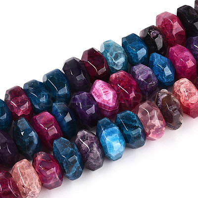 Natural Agate Beads Strands G-N356-01A-12-1