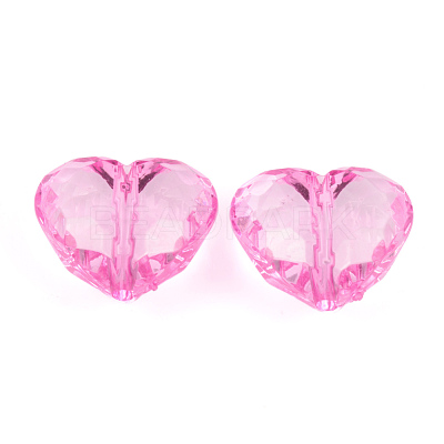 Transparent Acrylic Beads X-PL318Y-4-1