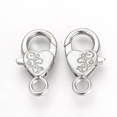 Alloy Lobster Claw Clasps X-PALLOY-R070-11P-1