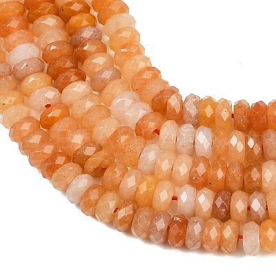 Natural Red Aventurine Beads Strands GG-CBAE4D4-A01-01-1