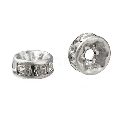 316 Surgical Stainless Steel Crystal Rhinestone Spacer Beads STAS-N032-05P-1