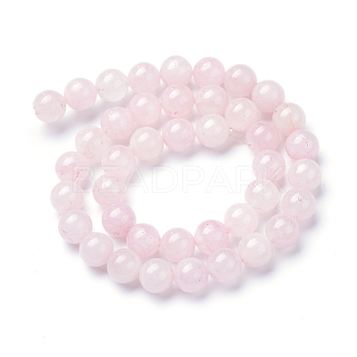 Natural Rose Quartz Bead Strands X-G-R412-03-6mm-1