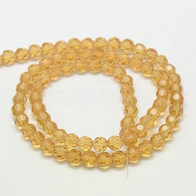 Glass Beads Strands EGLA-J042-4mm-17-1