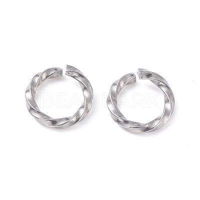 Tarnish Resistant 304 Stainless Steel Open Jump Rings STAS-F191-12P-B-1
