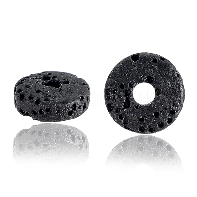 4 Strands Natural Lava Rock Beads Strands G-LT0001-01A-1