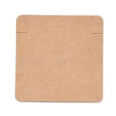 Blank Kraft Paper Bracelets Display Cards X-CDIS-G005-03-1