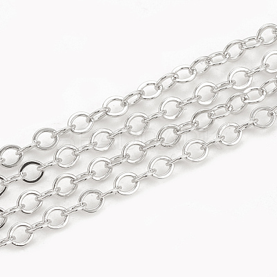 Brass Cable Chains X-CHC-S003-08P-1