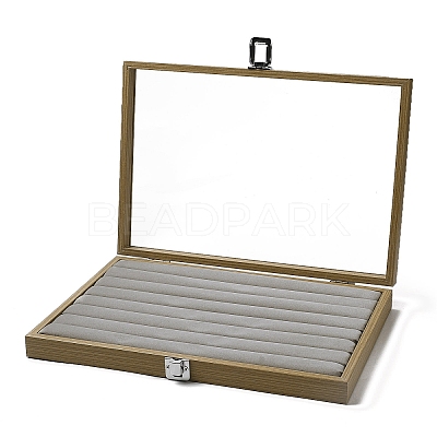 8-slot Wooden Ring Presentation Boxes ODIS-M007-02-1