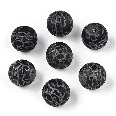 Electroplate Glass Beads EGLA-S178-03A-1