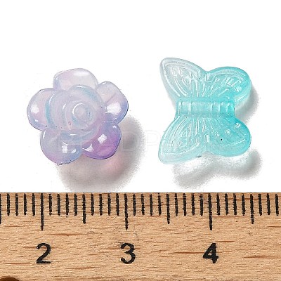 Imitation Jelly Acrylic Beads X-OACR-H039-02B-1