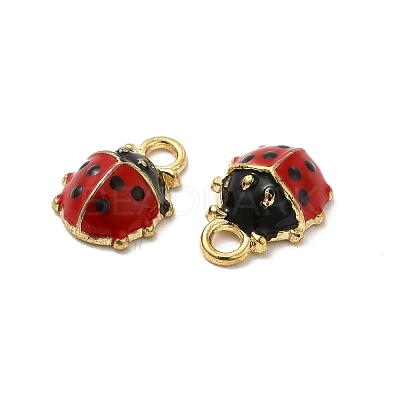 Alloy Enamel Charms ENAM-J650-04G-1