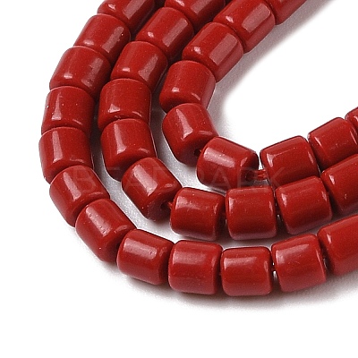 Dyed Synthetic Coral Beads Strands CORA-P010-01-1