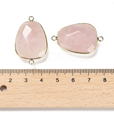 Natural & Synthetic Mixed Gemstone Faceted Connector Charms G-F763-02G-1