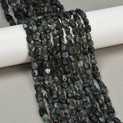 Natural Green Quartz Beads Strands G-Q060-D13-1
