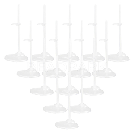 Plastic Assembled Doll Holders ODIS-WH0025-175-1