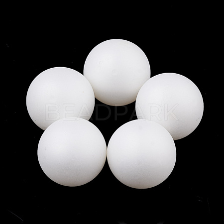 Eco-Friendly Plastic Imitation Pearl Beads MACR-S277-5mm-B05-1