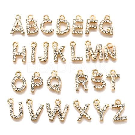 Alloy Rhinestone Charms ENAM-K075-01KCG-1