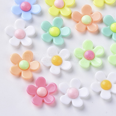 Opaque Acrylic Cabochons X-SACR-N007-A-02-1