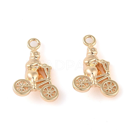 Brass Pendants KK-Q816-21G-1