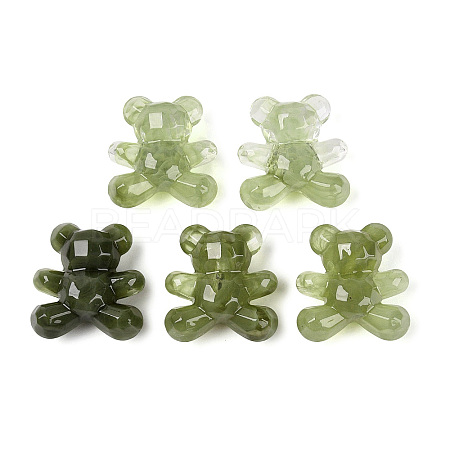 Opaque Acrylic Beads OACR-H038-25A-1