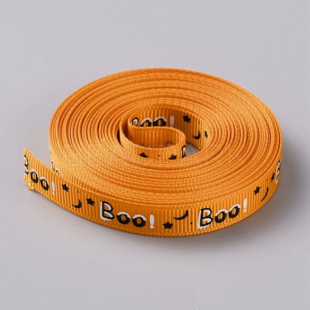 Halloween Polyester Ribbons OCOR-WH0120-29E-1
