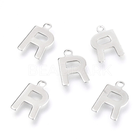 Non-Tarnish 201 Stainless Steel Charms STAS-C021-06P-R-1