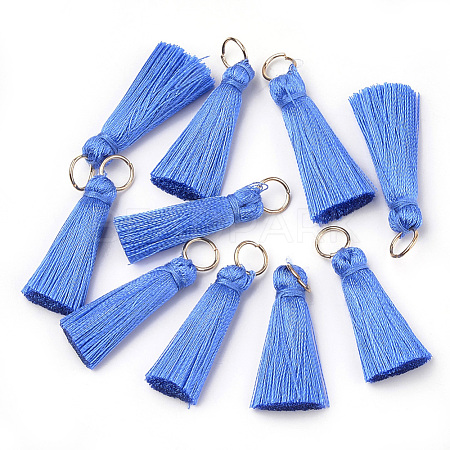Nylon Thread Tassel Pendants Decoration FIND-Q065-3.5cm-A04-1