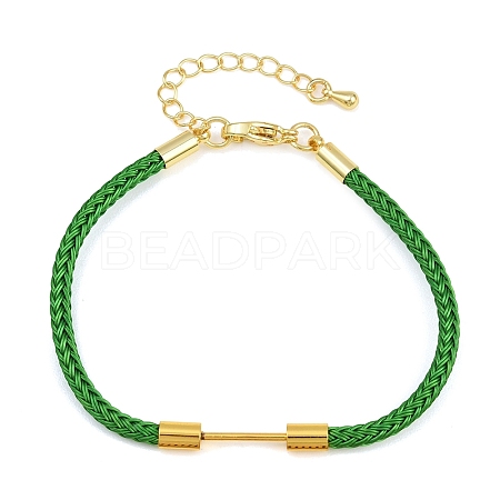 Braided Steel Wire Bracelet Making KK-CBA6056-03J-G-1