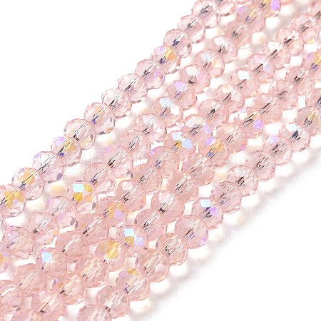 Electroplate Glass Beads Strands LS-EGLA-A034-T4mm-L18-1