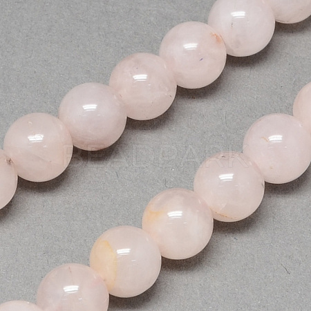 Natural Rose Quartz Bead Strands X-G-R193-13-10mm-1