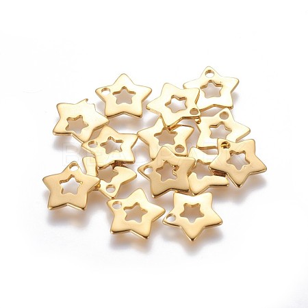304 Stainless Steel Charms STAS-F159-57G-1