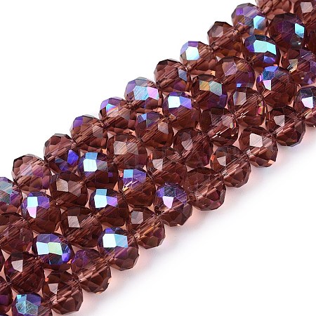 Electroplate Glass Beads Strands LS-EGLA-A044-T8mm-L13-1