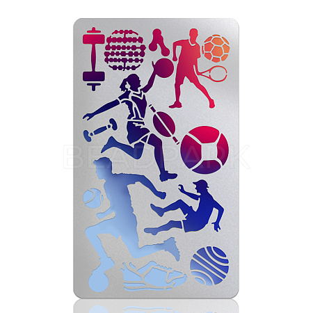 Retro Stainless Steel Metal Cutting Dies Stencils DIY-WH0242-304-1