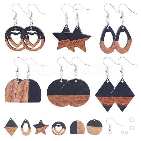 DIY Dangle Earring Making Kits DIY-SC0001-92P-1