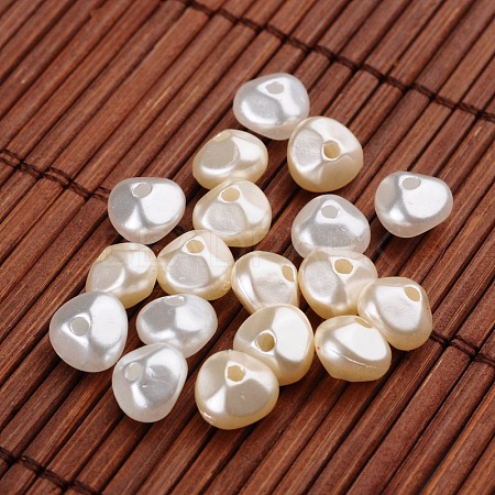 Nuggets Imitation Pearl Acrylic Beads  OACR-L004-4091-1